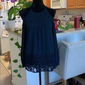 Michael Kors Lace Cold Shoulder Blouse